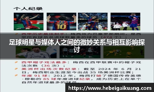 足球明星与媒体人之间的微妙关系与相互影响探讨